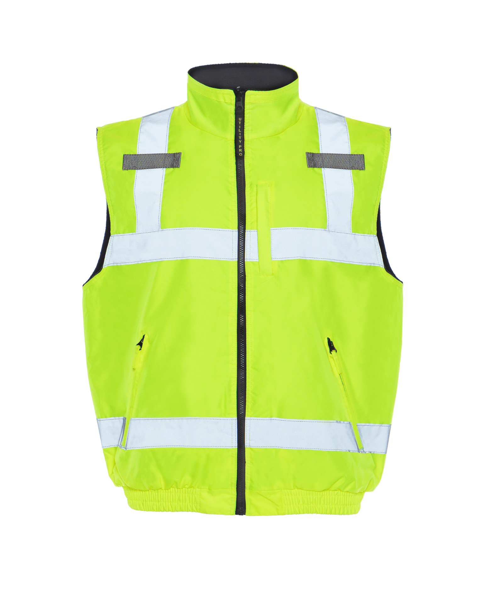 UHV1004 Hi Vis Safety Contractor Coat - Yellow - Utility Pro